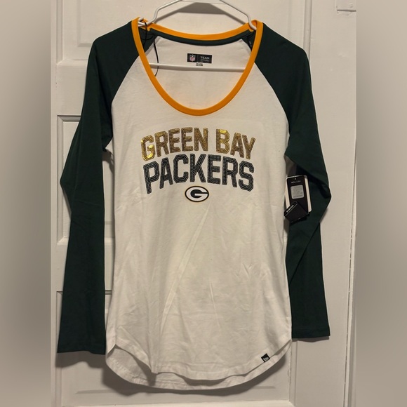 NFL Tops - Green Bay Packers NFL Team Apparel Cotton Shirt
